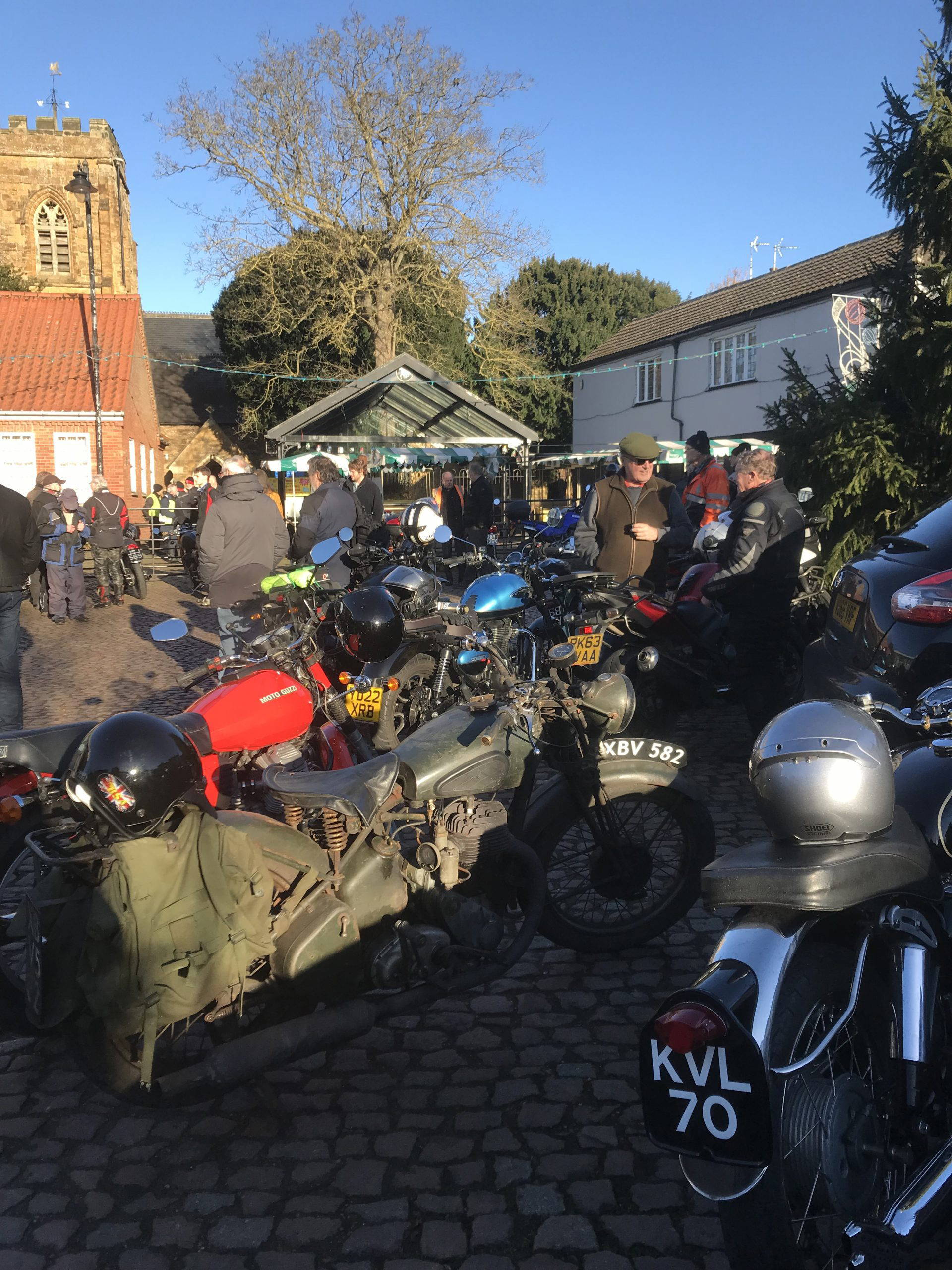 Boxing Day 2023, old bikes & old folk.